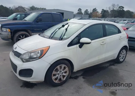 2014 Kia Rio Lx from USA, damaged, VIN KNADM5A35E6413643